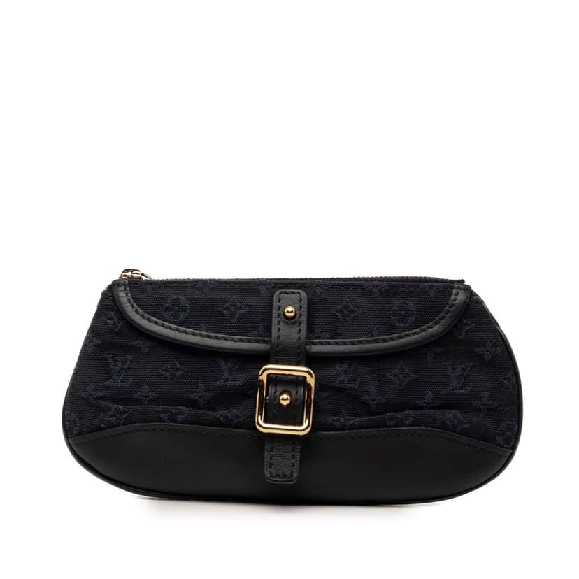 Louis Vuitton Monogram Mini Lin Anne Sophie Pouch Blue Very good condition - Front View