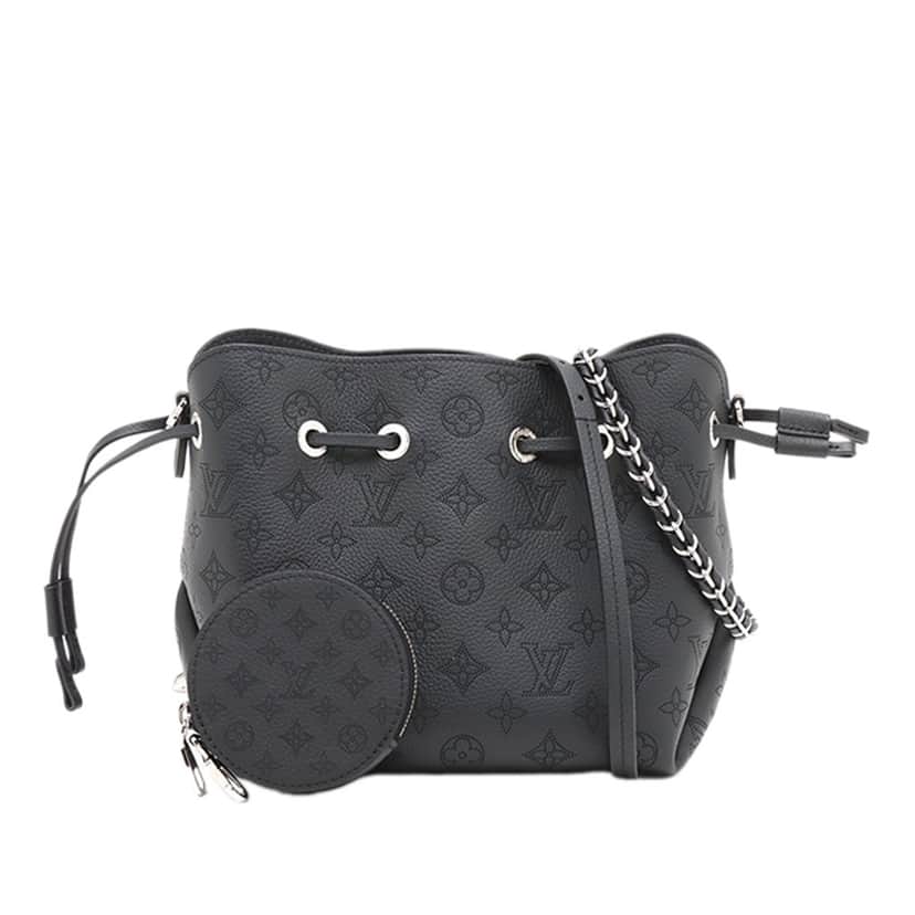 Louis Vuitton Monogram Mahina Bella Black Leather Very good condition - Front View