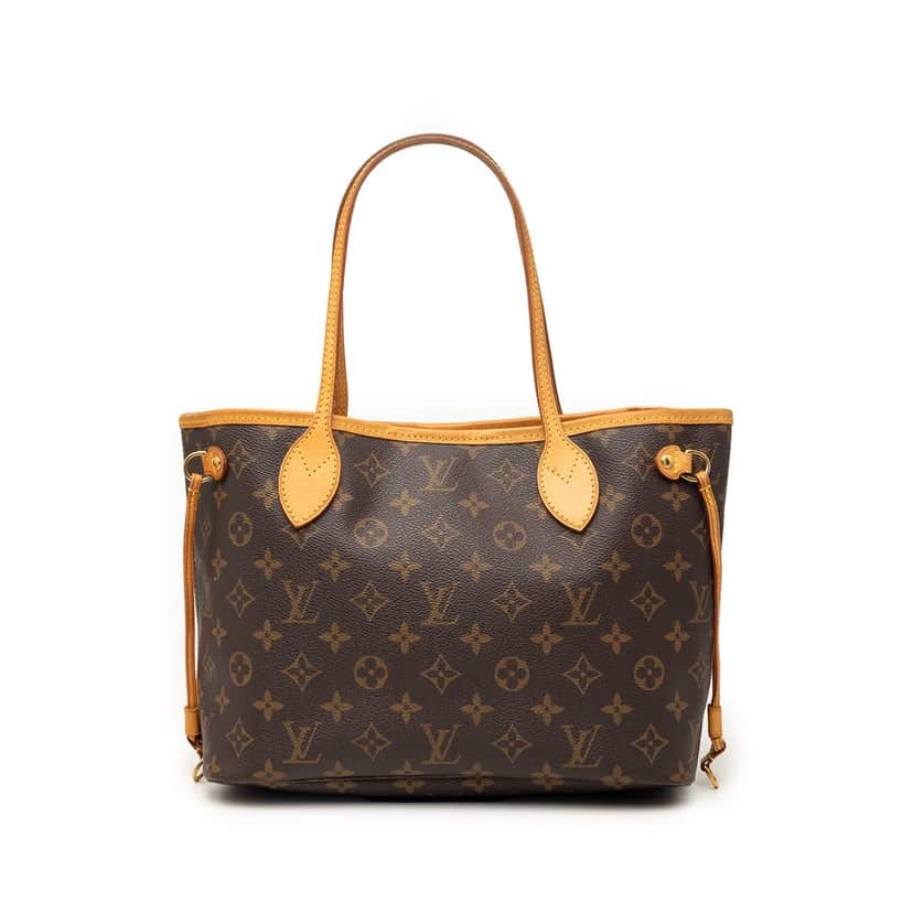 Louis Vuitton Monogram Neverfull PM Brown Good condition - Front View