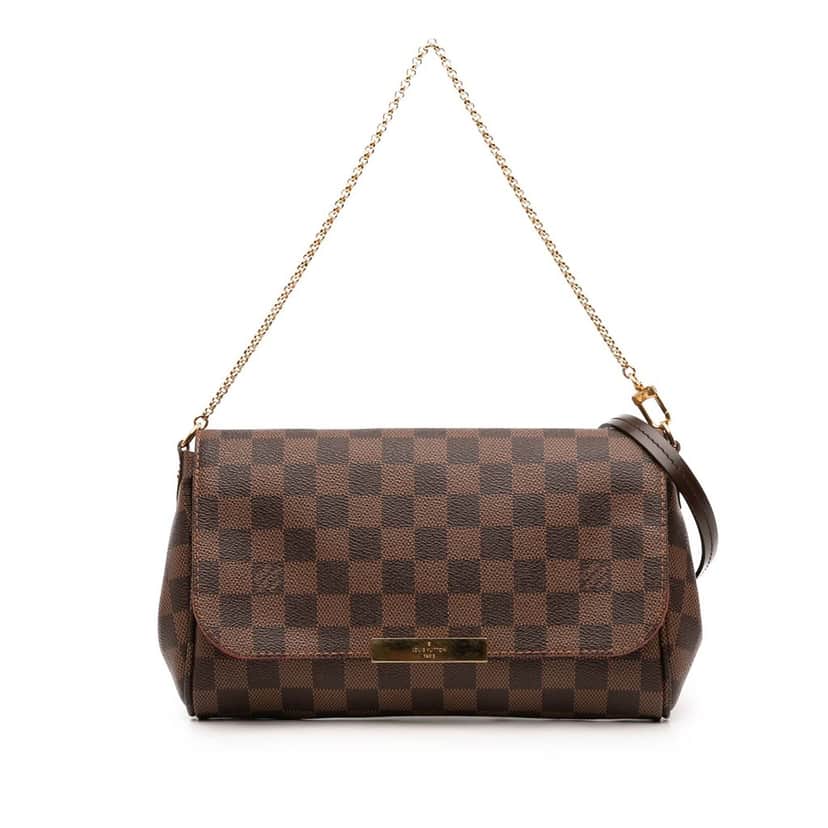 Louis Vuitton Damier Ebene Favorite MM Brown Very good condition - Front View