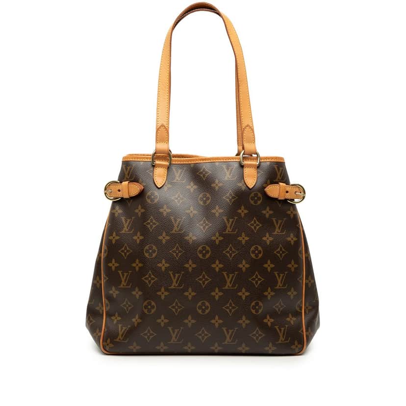 Louis Vuitton Monogram Batignolles Vertical Tote Brown Very good condition - Front View