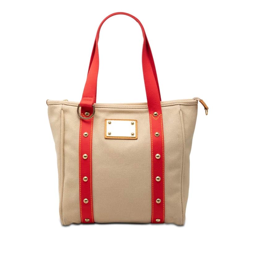 Louis Vuitton Antigua Cabas MM Beige Very good condition - Front View