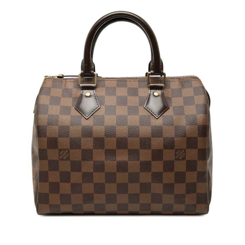 Louis Vuitton Damier Ebene Speedy 25 Brown Very good condition - Front View