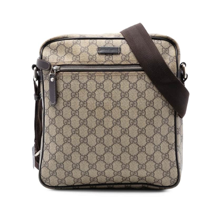 Gucci GG Supreme Crossbody Beige Very good condition - Front View