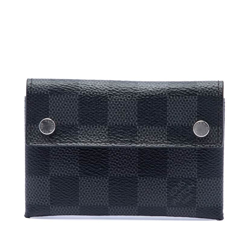 Louis Vuitton Damier Graphite Compact Modulable Wallet Black Very good condition - Front View