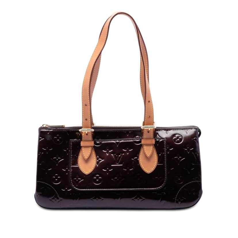 Louis Vuitton Monogram Vernis Rosewood Avenue Purple Leather Very good condition - Front View