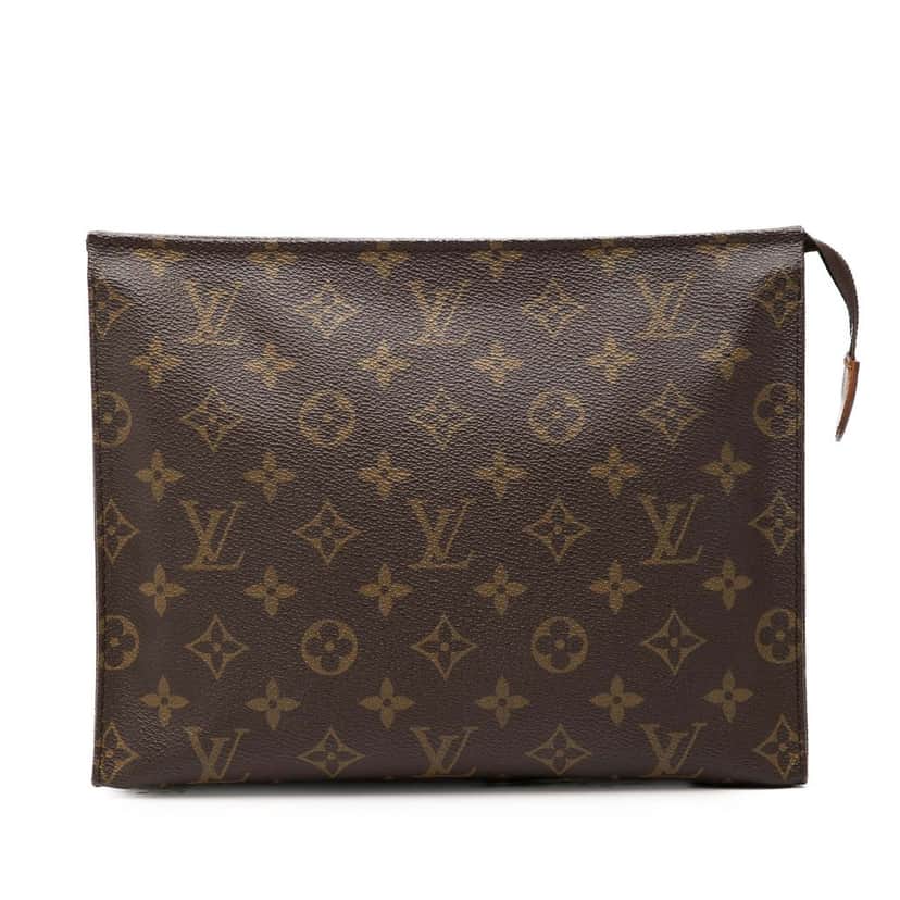 Louis Vuitton Monogram Toiletry Pouch 26 Brown Very good condition - Front View