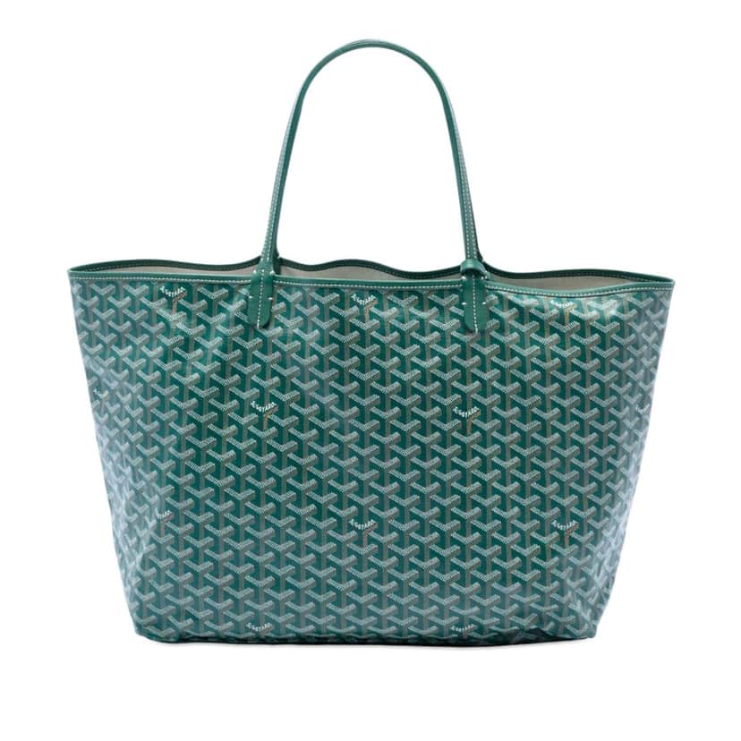 Goyard Goyardine Saint Louis GM Green Very good condition - Front View