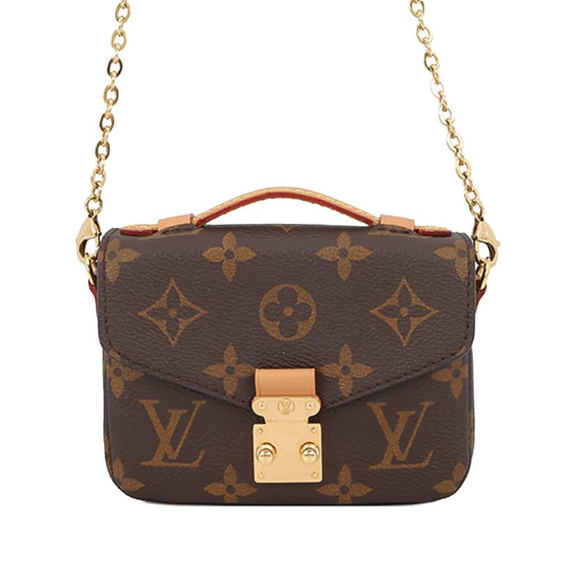 Louis Vuitton Monogram Micro Metis Brown Very good condition - Front View