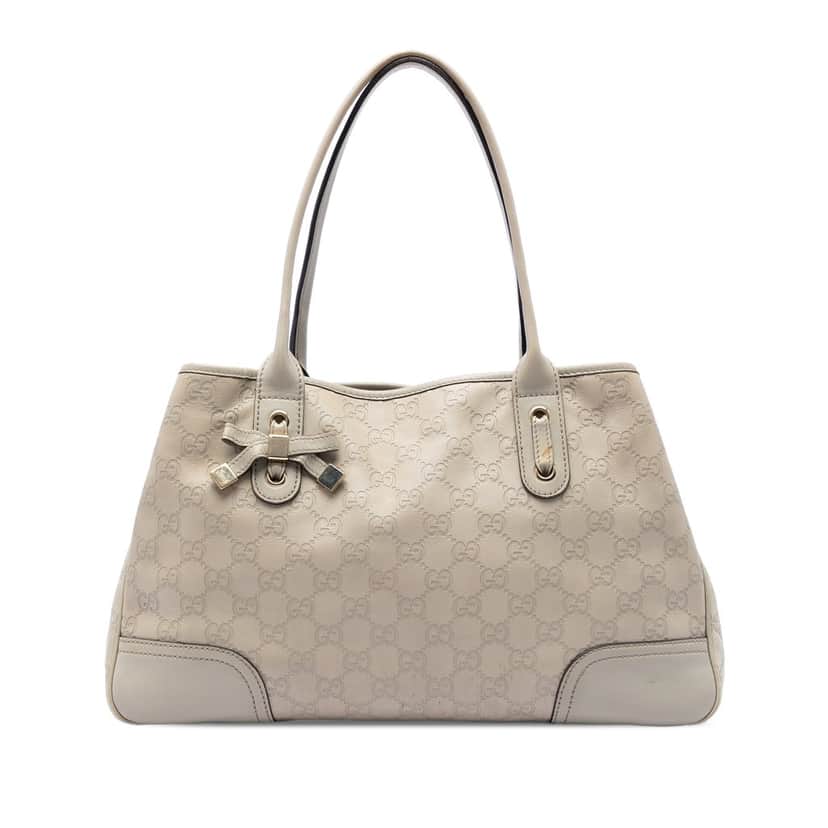 Gucci Guccissima Princy Tote Brown Leather Very good condition - Front View