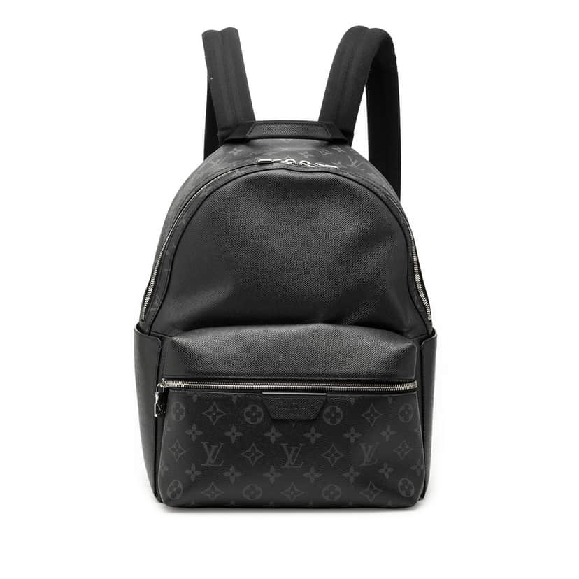 Louis Vuitton Monogram Taigarama Discovery Backpack Black Very good condition - Front View