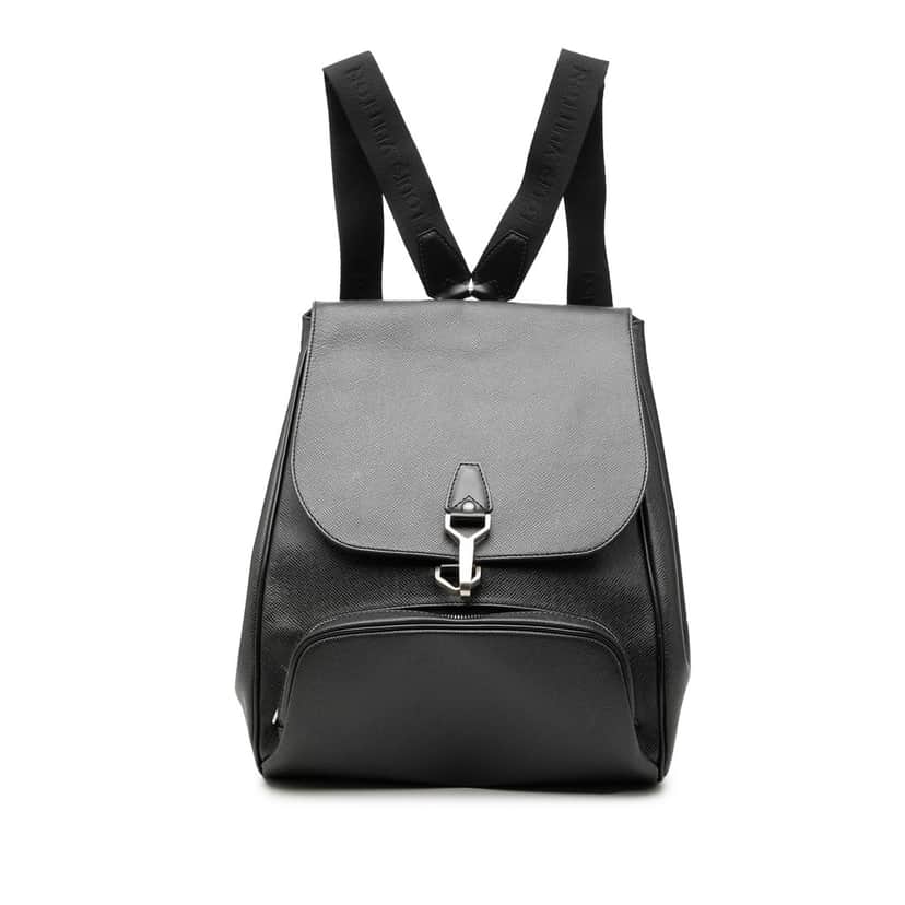 Louis Vuitton Taiga Cassiar Black Leather Very good condition - Front View