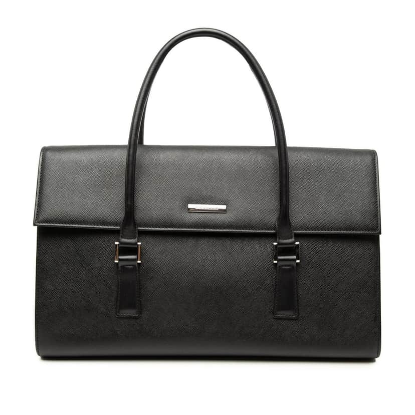 Burberry Leather Handbag Black Leather Very good condition - Front View