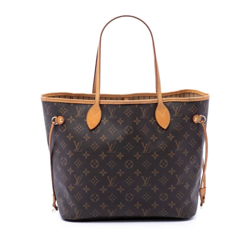 Louis Vuitton Monogram Neverfull MM Brown Very good condition - Front View