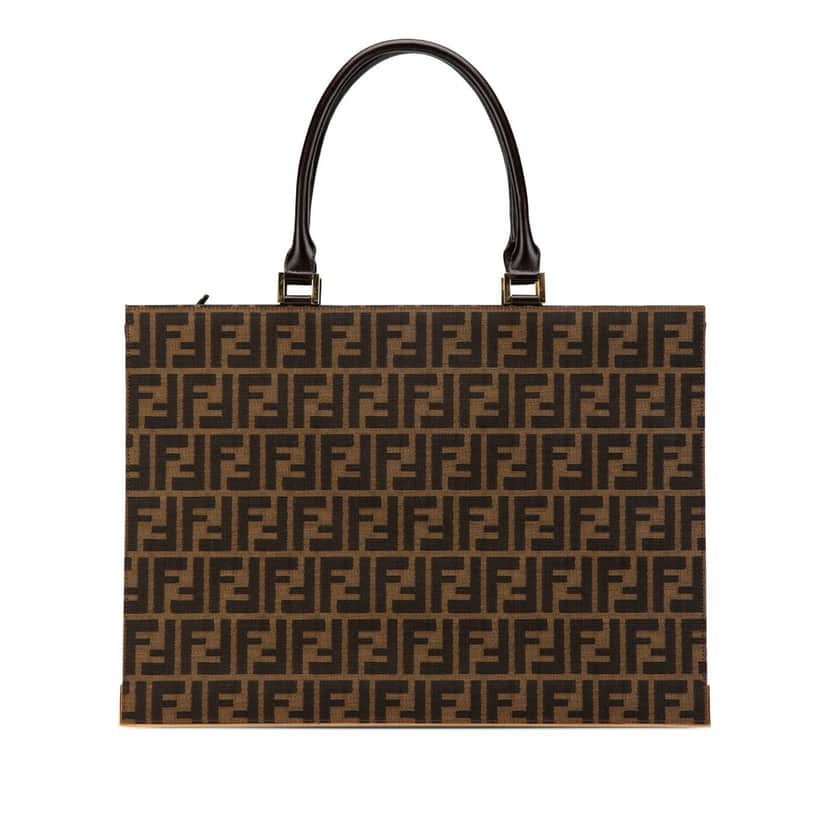 Fendi Zucca Canvas Tote Bag