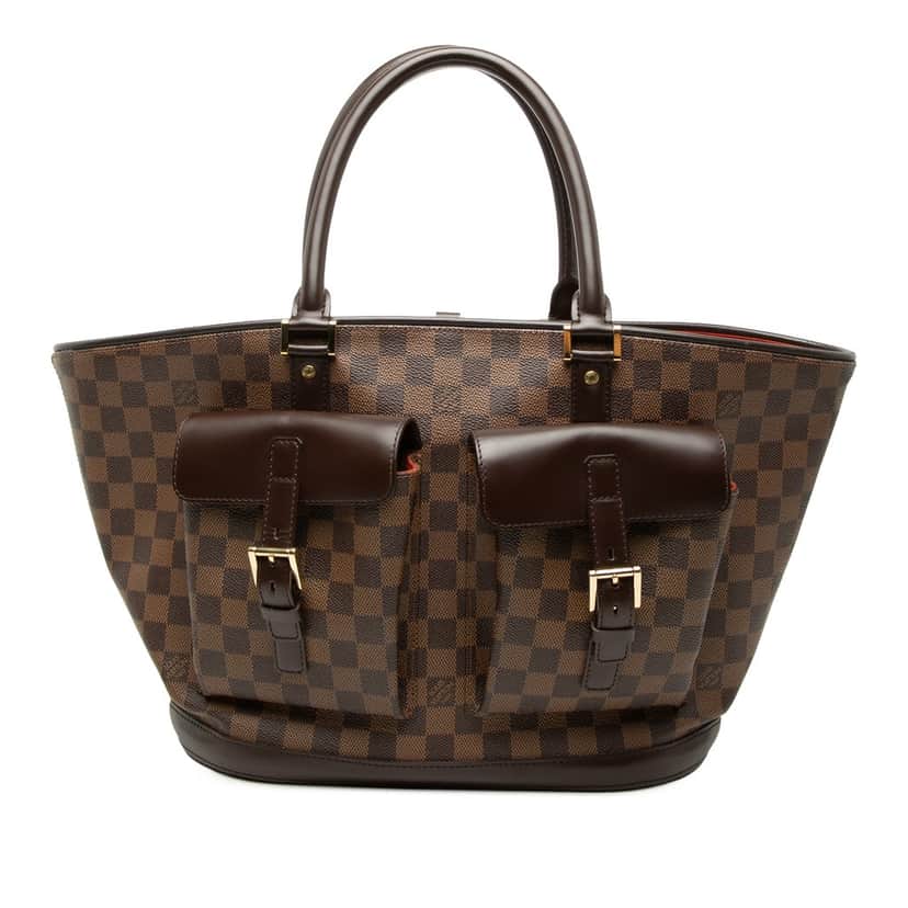Louis Vuitton Damier Ebene Manosque GM Brown Very good condition - Front View