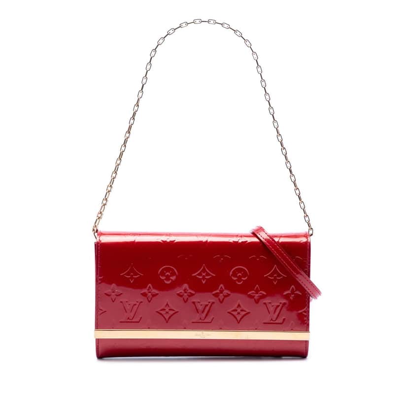 Louis Vuitton Monogram Vernis Ana Red Leather Very good condition - Front View