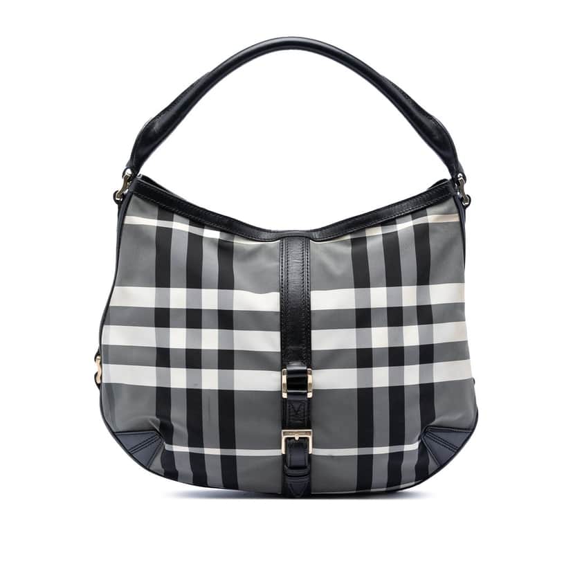 Burberry Check Nylon Grafton Hobo Other Very good condition - Front View