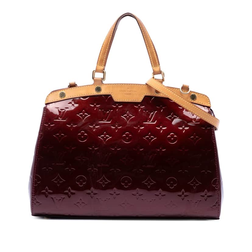 Louis Vuitton Monogram Vernis Brea MM Red Leather Very good condition - Front View