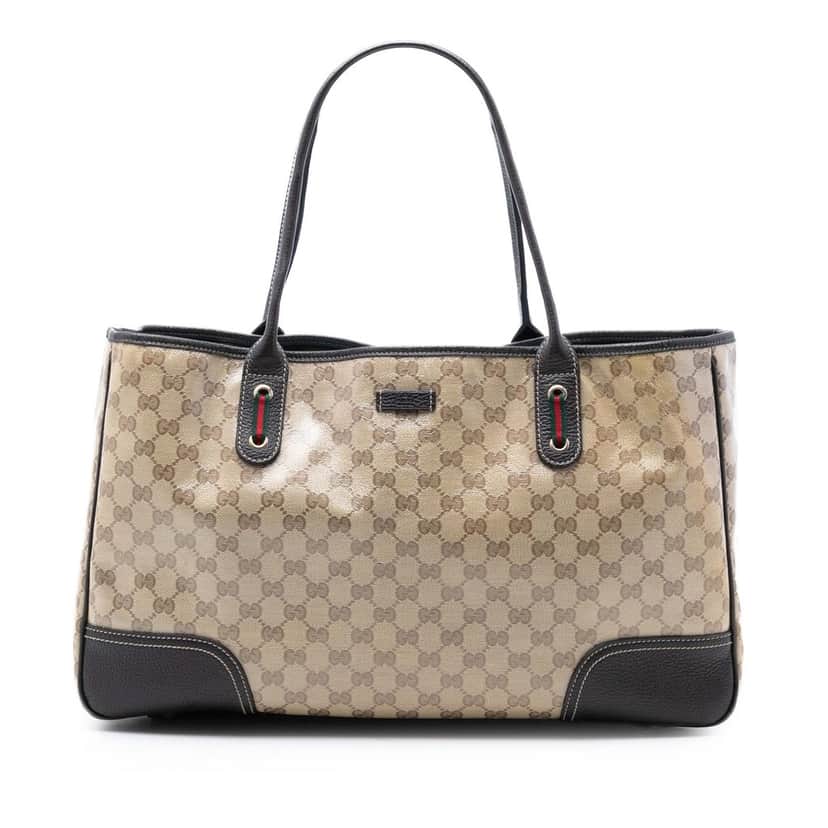 Gucci GG Crystal Princy Tote Beige Very good condition - Front View
