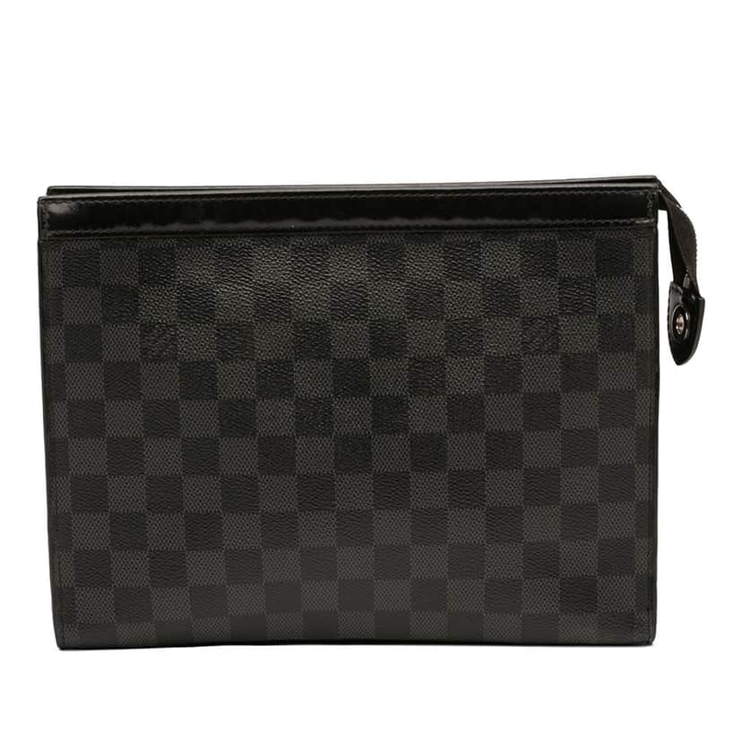 Louis Vuitton Damier Graphite Pochette Voyage MM Black Very good condition - Front View