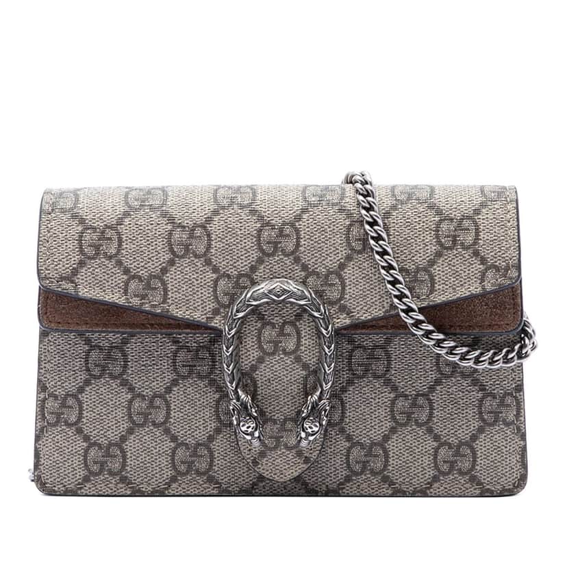 Gucci Mini GG Supreme Dionysus Crossbody Beige Very good condition - Front View