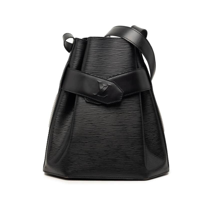 Louis Vuitton Epi Sac D Epaule PM Black Leather Very good condition - Front View