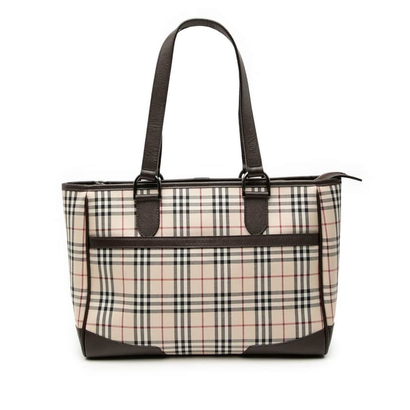 Burberry House Check Canvas Tote