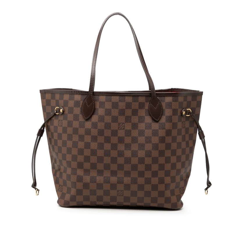 Louis Vuitton Damier Ebene Neverfull MM Brown Very good condition - Front View
