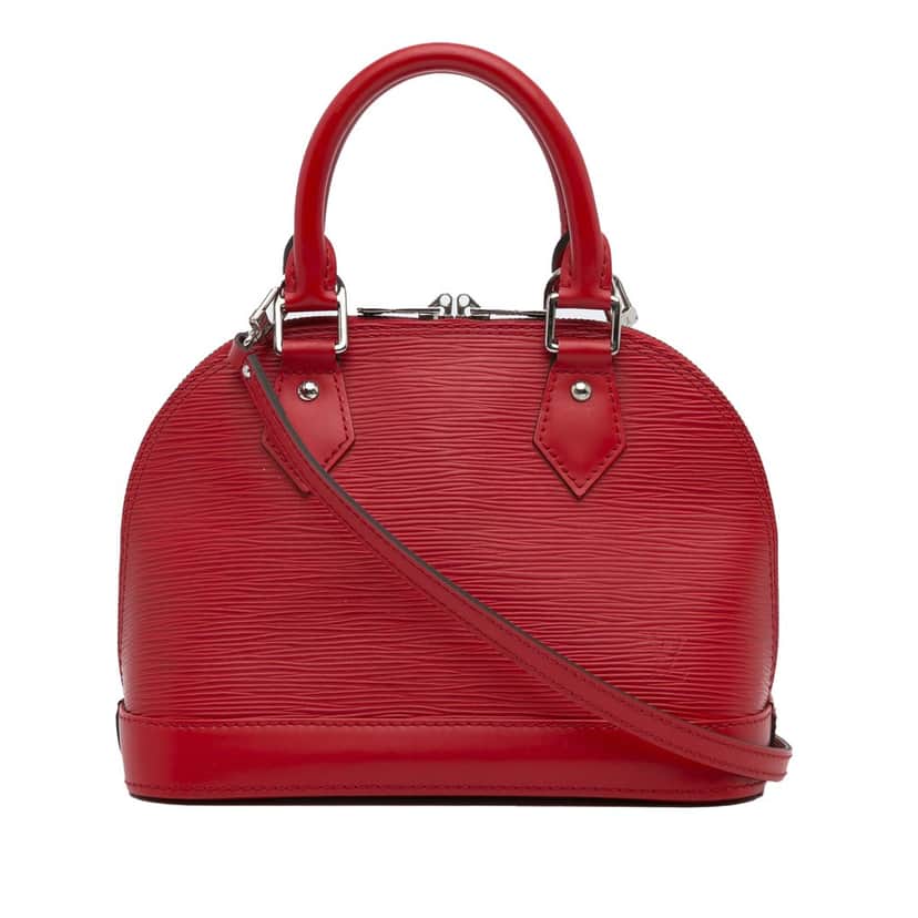 Louis Vuitton Epi Alma BB Red Leather Very good condition - Front View