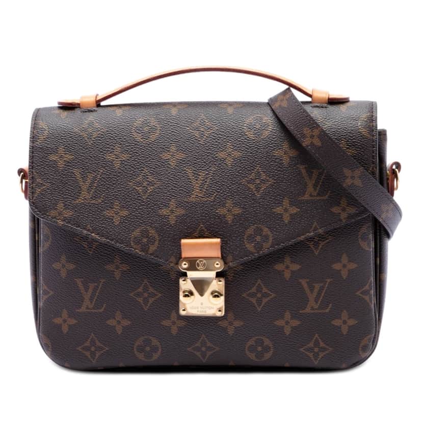Louis Vuitton Monogram Pochette Metis Brown Very good condition - Front View