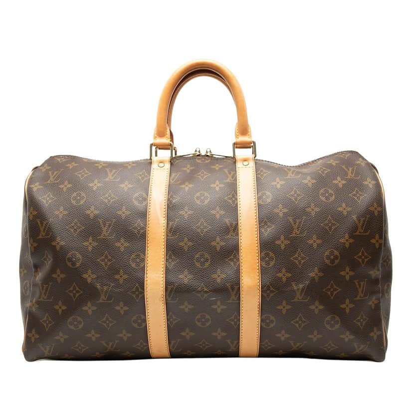 Louis Vuitton Monogram Keepall 45 Brown Very good condition - Front View
