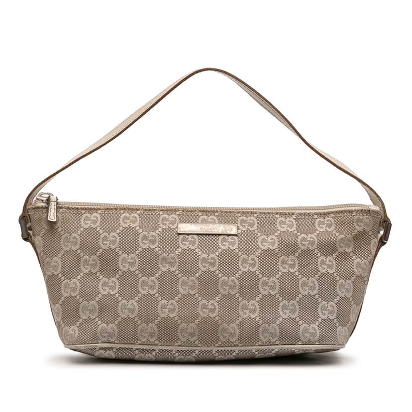 Gucci GG Canvas Boat Brown Very good condition - Front View