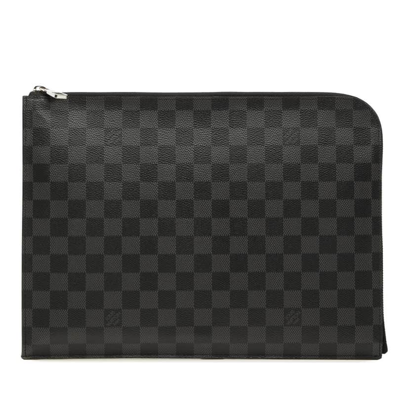 Louis Vuitton Damier Graphite Pochette Jour GM Black Very good condition - Front View