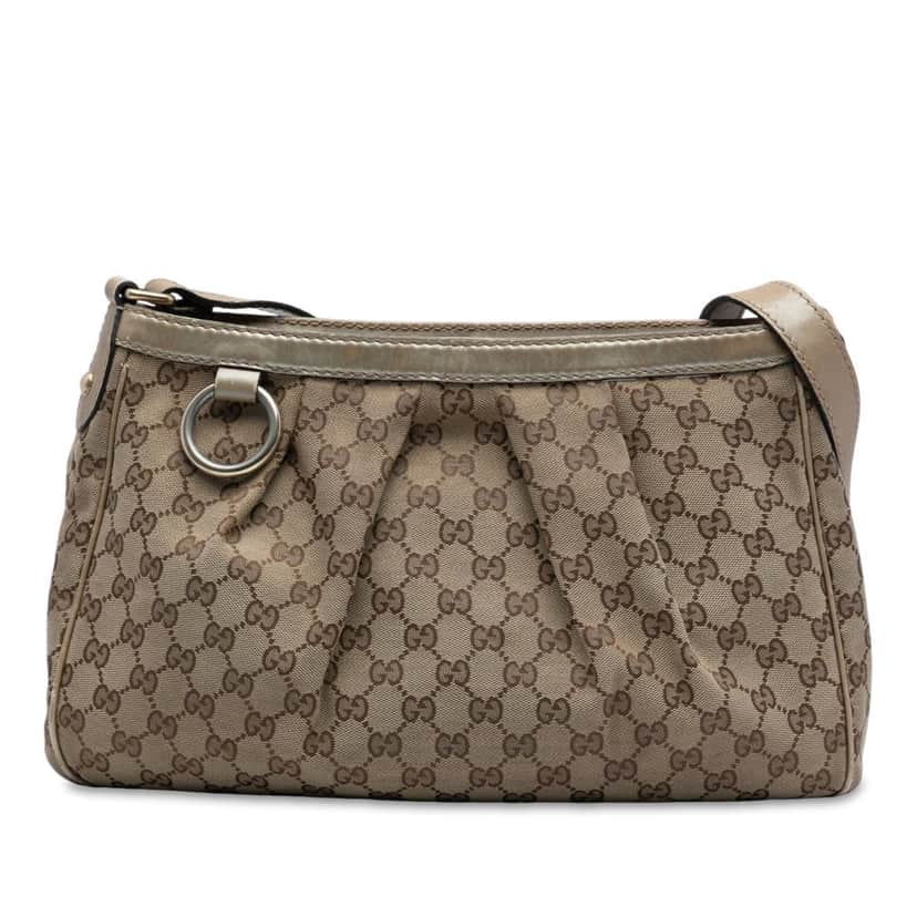 Gucci GG Canvas Sukey Crossbody Beige Good condition - Front View