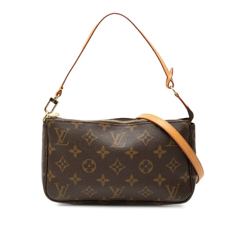 Louis Vuitton Monogram Pochette Accessoires Brown Very good condition - Front View