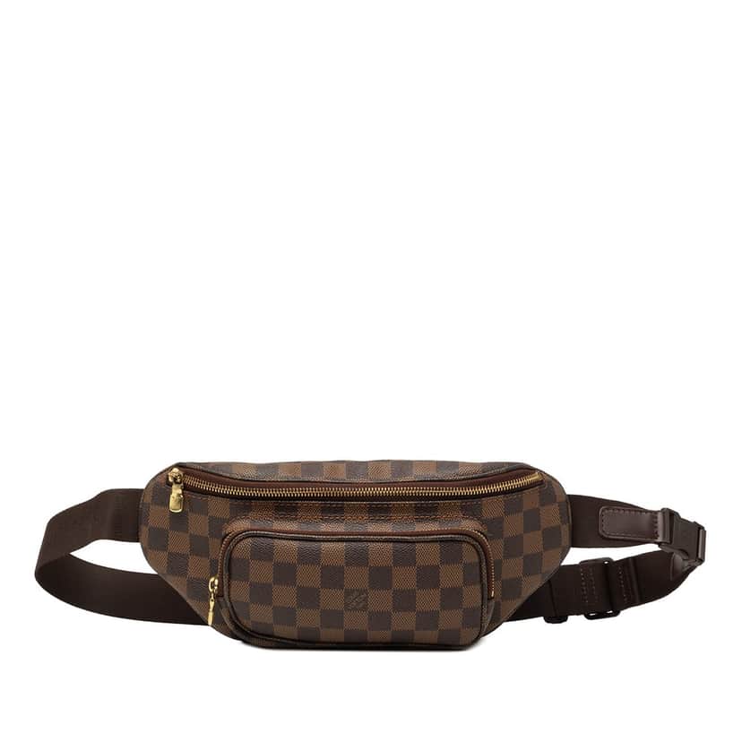 Louis Vuitton Damier Ebene Melville Bum Bag Brown Very good condition - Front View