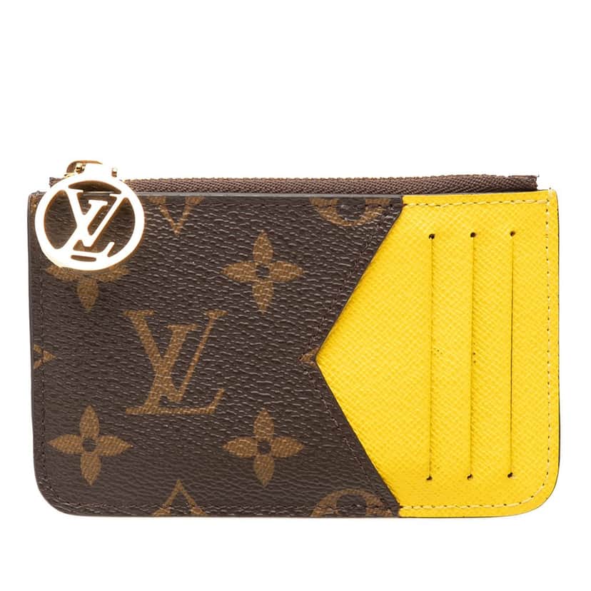 Louis Vuitton Monogram Romy Card Holder Brown Very good condition - Front View