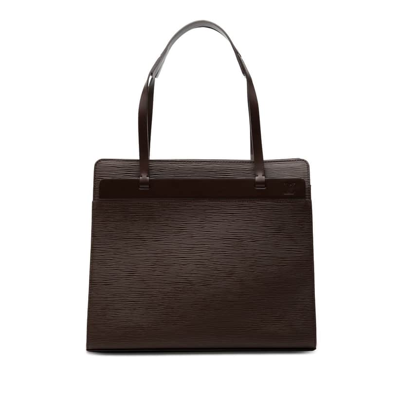 Louis Vuitton Epi Croisette PM Brown Leather Very good condition - Front View