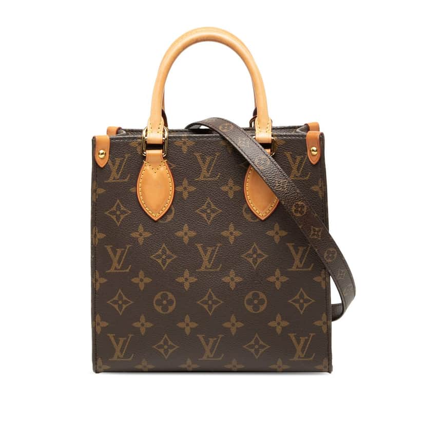 Louis Vuitton Monogram Sac Plat BB Brown Very good condition - Front View