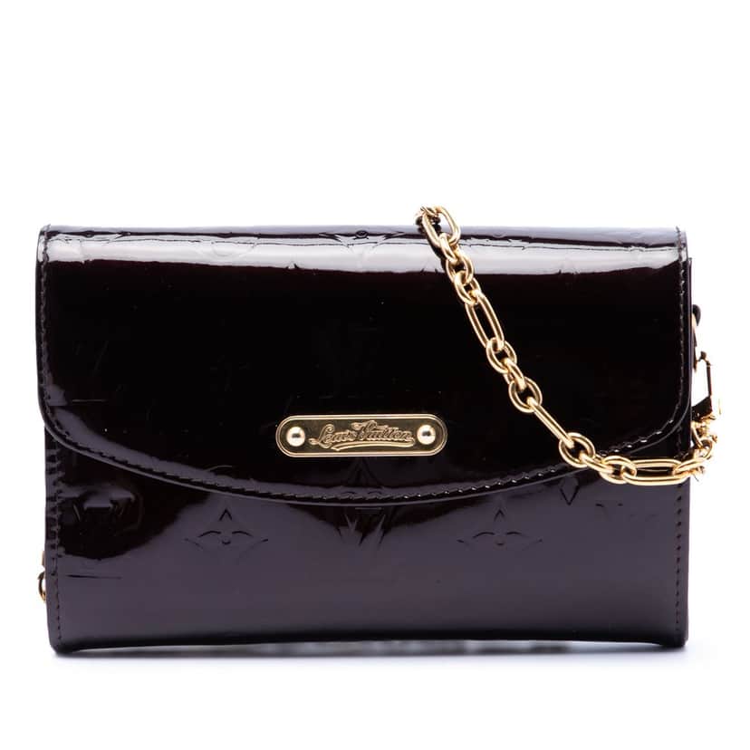 Louis Vuitton Monogram Vernis Bel Air Purple Leather Very good condition - Front View