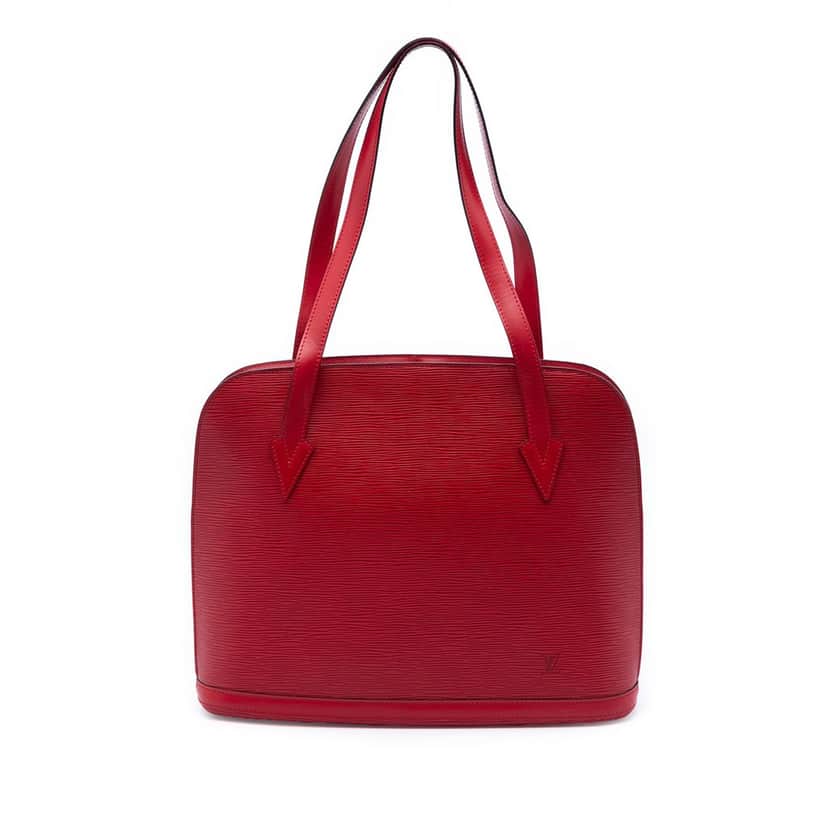 Louis Vuitton Epi Lussac Red Leather Very good condition - Front View