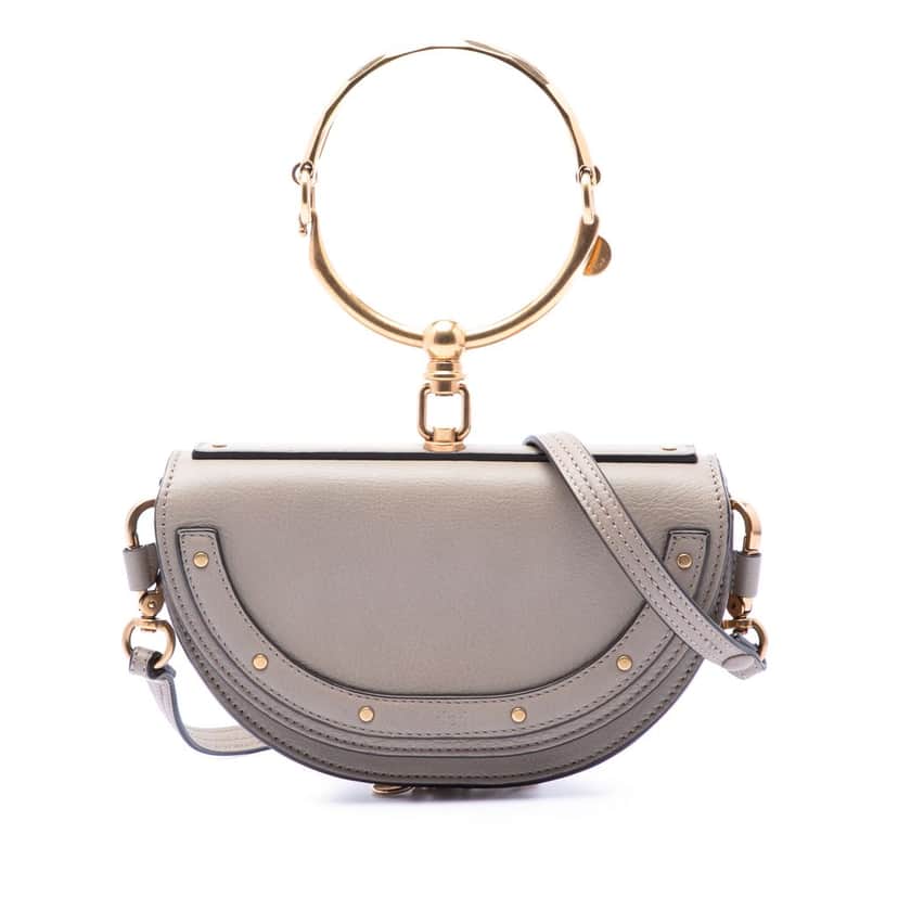 Chloé Mini Calfskin Nile Bracelet Satchel Other Leather Very good condition - Front View