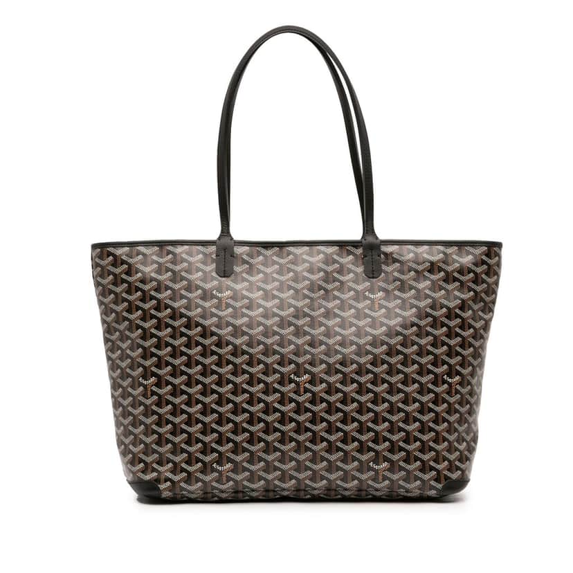 Goyard Goyardine Artois MM Black Very good condition - Front View
