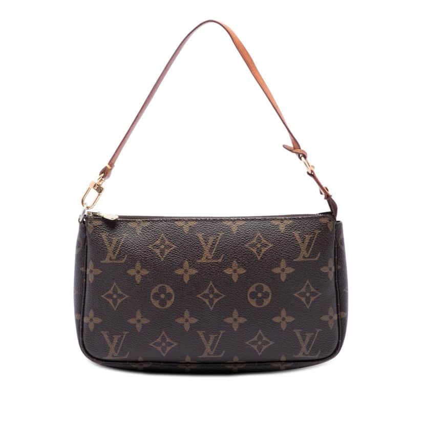 Louis Vuitton Monogram Pochette Accessoires Brown Very good condition - Front View