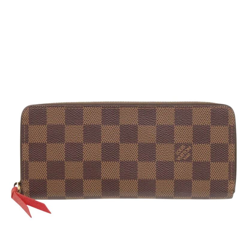 Louis Vuitton Damier Ebene Zippy Long Wallet Brown Very good condition - Front View