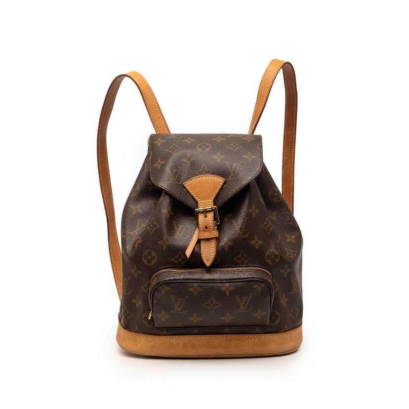 Louis Vuitton Monogram Montsouris PM Brown Good condition - Front View