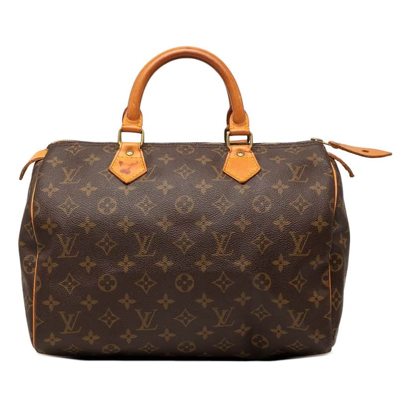 Louis Vuitton Monogram Speedy 30 Brown Good condition - Front View