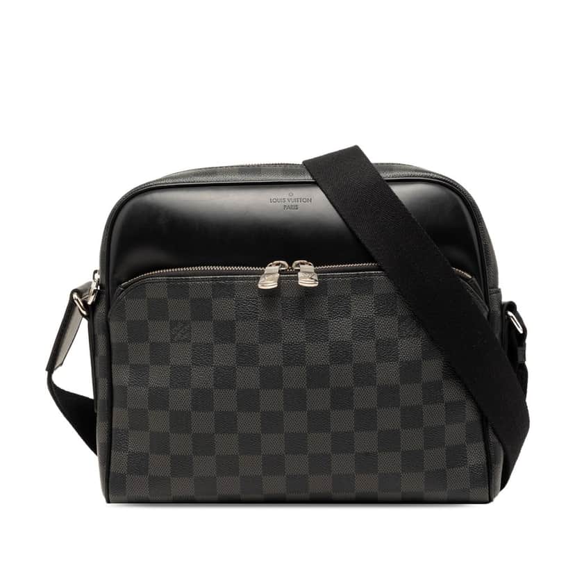 Louis Vuitton Damier Graphite Dayton Reporter PM Black Very good condition - Front View
