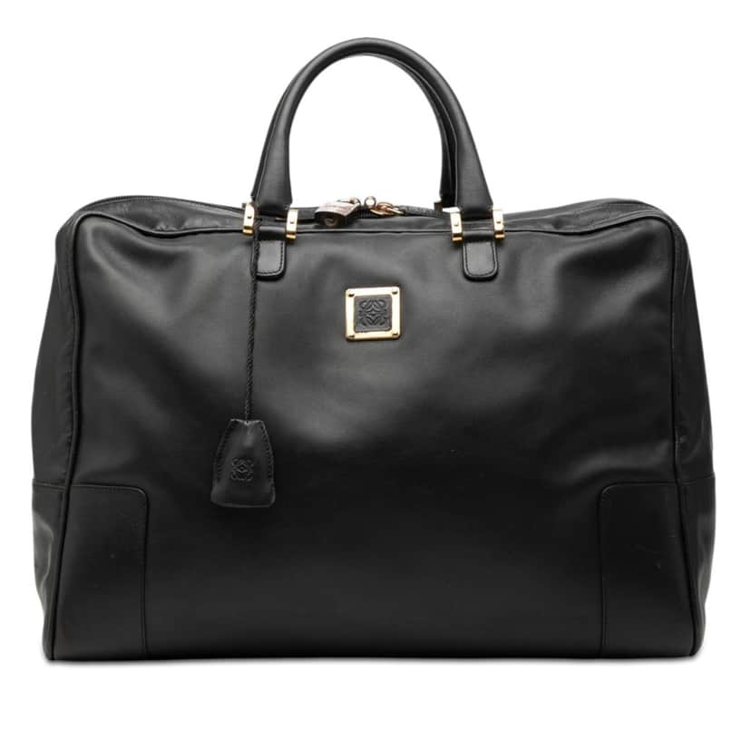 Loewe Leather Amazona 40 Black Leather Very good condition - Front View